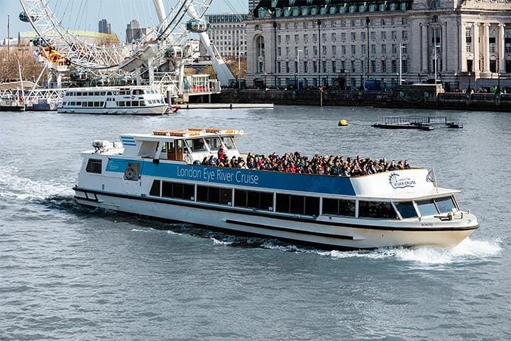 London Eye River Cruise and Standard London Eye Ticket in London