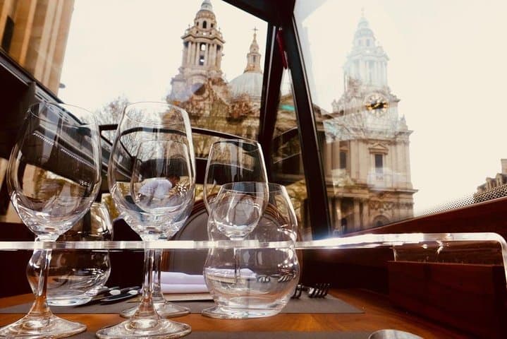 Luxury London Bus Ride and Gourmet Dinner in London