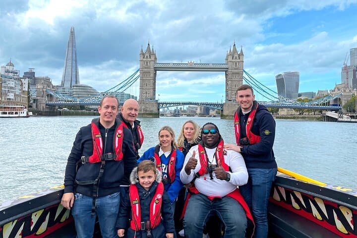 Speedboat 'THE THAMES BEAST' from Tower Millennium Pier - 40 minutes in London